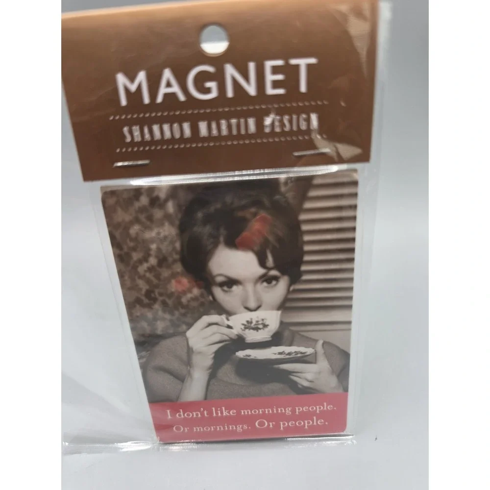 Shannon Martin Morning People Magnet SMM138 Funny Sarcastic Coffee New Sealed